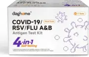 Diaghome Covid-19, RSV, Influenza A&B Antigen Test Kit 5 Pack 2026 Expiry Date