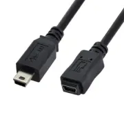 USB 2.0 Hi Speed Mini USB 5Pin Male to Female Extension Adapter Cable 50cm