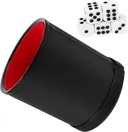 CIYODO Dice Cup Set Dice Game Accessories Quiet Shaker for Board Games and Cup for Parties and Family Gatherings
