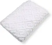Stylemaster Diamond Tufted Chenille Bedspread, Full, White (Diamond)