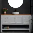 Paris Hampton Shaker Cottage Style Bathroom Vanity Cabinet 1500 mm Freestanding