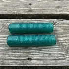 BICYCLE GRIPS VINTAGE STYLE FITS SCHWINN HUFFY SEARS & OTHERS GREEN GLITTERS NEW