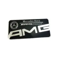 在飛比找蝦皮購物優惠-適用AMG Mercedes benz車貼 改裝銘牌車標 車