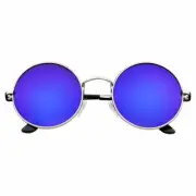 SUNGLASSES Mens Womens Retro Hippie Round Mirror John Lennon Inspired Sunglasses