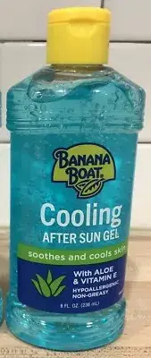 Banana Boat After Sun Cooling Gel with Aloe & Vitamin E 8oz Bottles