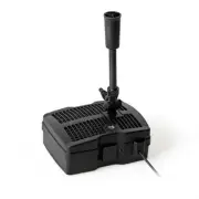 All-in-One 660 GPH Pond Filter Pump with Sterilizer and Fountain Jet - Color: Bl