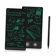 Mini LCD Writing Tablet, 6.5in Double Display Erasable Reusable Electronic