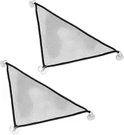 GALPADA 2pcs Reptile Hammock for Lizards Chameleons Snakes Breathable Mesh Bed Easy to Install Durable Canvas Construction Fit for Gecko Leopard Gecko Tank