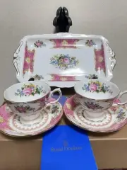 Royal Albert Lady Carlyle Cup Saucer 2-Piece Set Plate