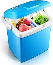 26L Mini Car Refrigerator, Mini Refrigerator, Refrigeration And Heating System for Household And Automobile, 12V 220V Portable Freezer