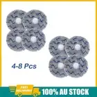 4-8PCS Mop Pads for ECOVACS DEEBOT /X1//T20/T10/T10S OMNI X1 TURBO/X1S PRO PLUS