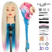 for Hair Styling Training Head Manikin Practice Cosmetology Doll Head 26"-29"