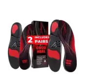 2 Packs 220+ lbs Plantar Fasciitis Insoles Men Women Heavy Duty M9-9.5 W10-11.5