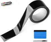 Free Tool Kit High Gloss Vinyl Wrap Black Out Chrome Delete Window Door Trim