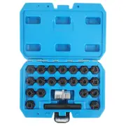Spline Wheel Lock Lug Nuts Key Socket Automotive Wheel Anti-Theft Screws Remover
