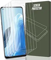 [Gelaasso] Pack of 4 Screen Protectors Compatible with OPPO Find X5 Lite Tempered Glass Screen Protector, 9H Hardness Film, HD Screen Protector, Ultra Clear Tempered Glass Screen Protector for OPPO Find