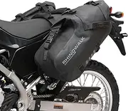HUNTVP Motorcycle Waterproof Saddlebags Motorcycle Bags Motorcycle Tail Bag Side Bags Universal Storage Tool Bag for Motorbike 28L(2 * 14L) 1 Pair (Black-M-18L(2 * 9L))