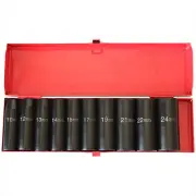 1/2 Dr. Impact Deep Socket Set 11pc10-24mm Air 78mm CAR Metric Gagage DODOYEE