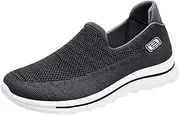 [Generic] Mens Sneaker Boot 9 Sports Shoes Flat Soft Bottom Non Slip Mesh Breathable Comfortable Slip On Simple Casuale Style Mens Classic Leather Sneaker