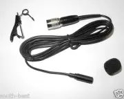 ME2 Mini Lavalier Lapel Mic Clip-On Microphone For Audio Technica Wireless