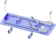 Pilates Training Equipment - Home Gym Equipment, Core Roller Device | Foldable Ab Toning Machine, Flexible Sliding Exercise System for Full Body Strengthening Pilates Workouts at Home Gym
