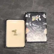 Gold Tone Bugs Bunny Golfing Tie Tack Pin, Looney Tunes, Warner Bros, With Box