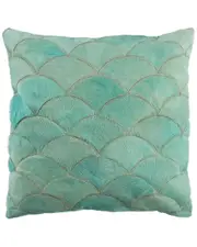 Safavieh Metallic Scale Cowhide Pillow