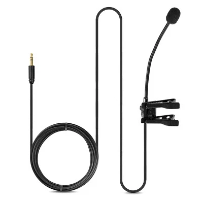 Movo ACM400 Flexible Gooseneck Helmet Microphone for Moto Vlog / GoPro Media Mod