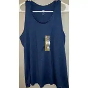 Athletic Works Youth Moisture-Wicking Core Tank Top Size L Blue