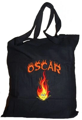Tote / Shopping Bag | Book / Library Bag | Cute | Fire / Flame | 1st Name FREE