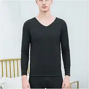 [PRMDDP] Men's Thermal Underwear Set, Winter Warm Base Layers | with Fleece Lined，Thermal Long Sleeve T Shirts and Pants Set (Color : C, Size : 3X-Large)