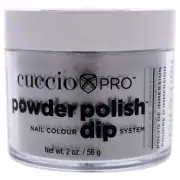 Pro Powder Polish Nail Colour Dip System - Silver with Silver Mica by Cuccio ...