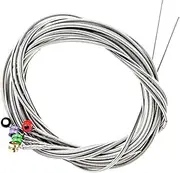 BIUDECO Bass Metal Strings Metal Strings for Bass Set of 1 Stainless Steel 5 Strings