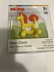Silicone Geo Zoos 100% Silicone Teether Giraffe For Babies 3+ Months NEW