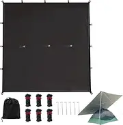 Tent Footprint - Heavy Duty Tent Floor Mat | Reusable Grounding Sheets, Portable Camping Rug for Outdoor Activities, Adventure