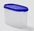 Tupperware Modular Mate Oval #2 Blue Lid Container Pantry Storage Airtight NEW