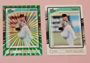 ROBBY SNELLING (2) 2024 DONRUSS RATED PROSPECT LASER & BASE #105 SAN DIEGO PADRE