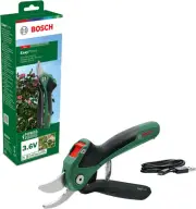 3.6V Cordless Secateurs Pruner, Power Assist, 450 Cuts per Charge, Rechargeable