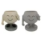 Face Planter Pots Face Flower Pots Cute Face Plant Pots Resin Planter Plant Pots