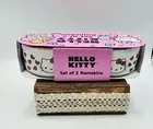 Hello Kitty Ceramic Ramekins Dishes Bowls Set Of 2 Valentines Heart Pink