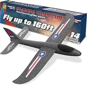 Foam Airplanes For Kids: Airplane Toy Glider Plane With Easy Glide Design Styrofoam Air Planes for Kids. Toy Airplane Gliders Outdoor Toys for Boys & Girls All Ages. Gifts for 4 5 6 7 8 9 10 Year Olds