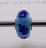 Trollbeads Blue Leaf Bead