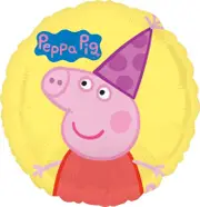 Peppa Pig Birthday Round Foil Balloon