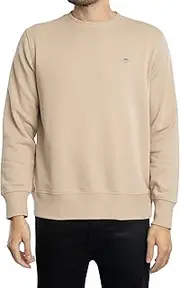 [GANT] Men's Regular Shield Sweatshirt, Dry Sand