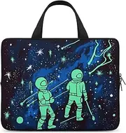 Laptop Case Sleeve Shockproof Computer Carrying Bag Glow In The Dark Laptop Bag Tote Lightweight Notebook Case Cover Traveling Briefcase Handle Bags for Travel Business 17inch