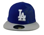 Men's Los Angeles Dodgers National New Era 59fifty fitted Royal blue hat size 7