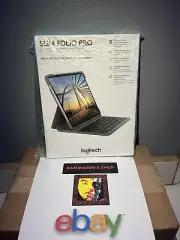 Logitech Slim Folio Pro Backlit Bluetooth Keyboard Case iPad Pro 11 1st-4th Gen