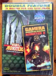 Gamera Vs Monster X + War Of The Monsters- Double Feature - Sealed - Region Free