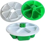 LeoLeoyy 6 in 1 Onigiri Mold Triangle Sushi Mold, Sushi Mold Case DIY Onigiri Maker, Able to Make up to 6 Triangular Sushi at The Same Time Quickly and Easily