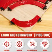 5Pcs Round Corner Radius Template Radius Jig Router Template Arc Angle✍